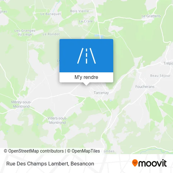 Rue Des Champs Lambert plan