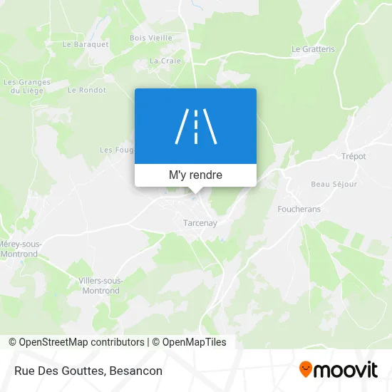 Rue Des Gouttes plan