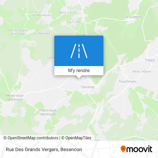 Rue Des Grands Vergers plan