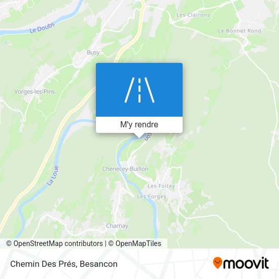 Chemin Des Prés plan