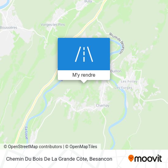 Chemin Du Bois De La Grande Côte plan