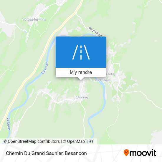 Chemin Du Grand Saunier plan