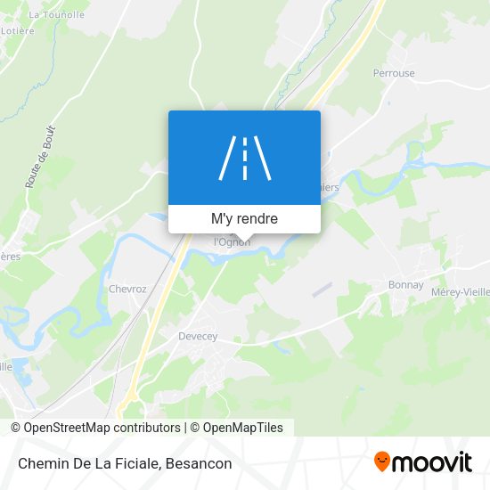 Chemin De La Ficiale plan