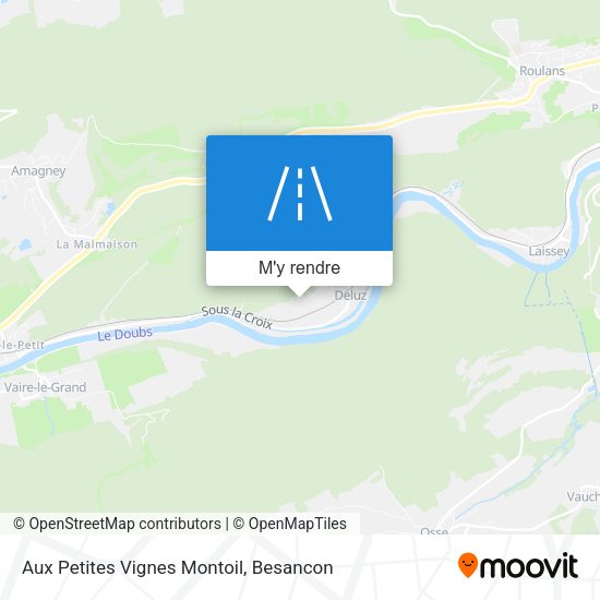 Aux Petites Vignes Montoil plan