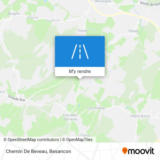 Chemin De Beveau plan