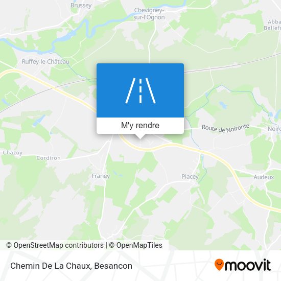 Chemin De La Chaux plan