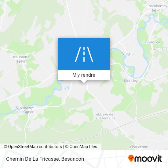 Chemin De La Fricasse plan
