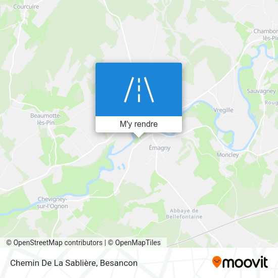 Chemin De La Sablière plan
