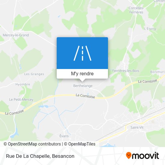 Rue De La Chapelle plan