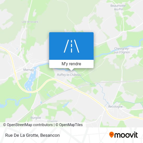 Rue De La Grotte plan