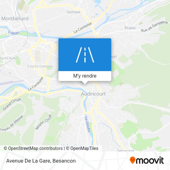 Avenue De La Gare plan