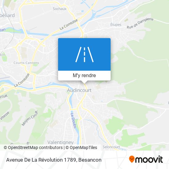 Avenue De La Révolution 1789 plan