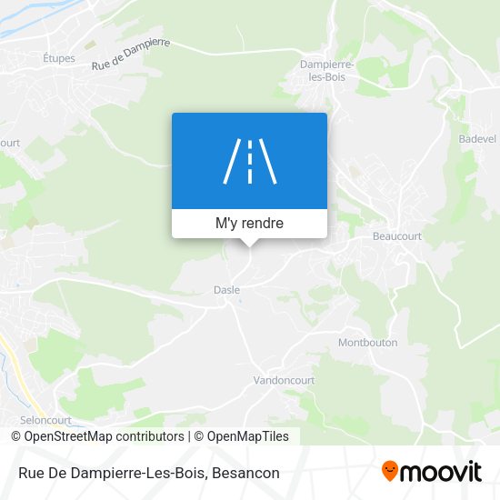Rue De Dampierre-Les-Bois plan