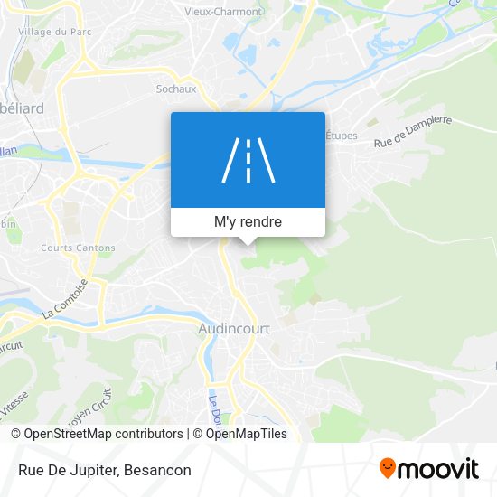 Rue De Jupiter plan