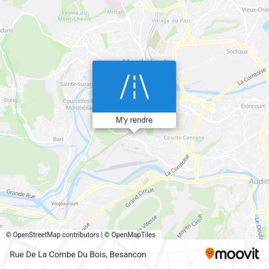 Rue De La Combe Du Bois plan