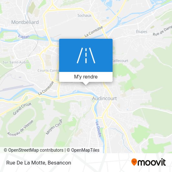 Rue De La Motte plan