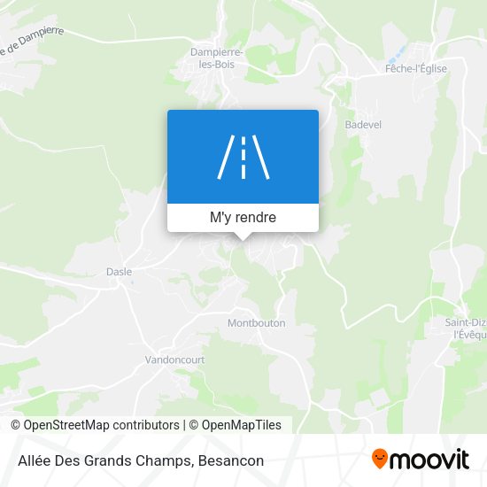 Allée Des Grands Champs plan