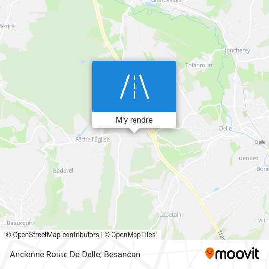 Ancienne Route De Delle plan