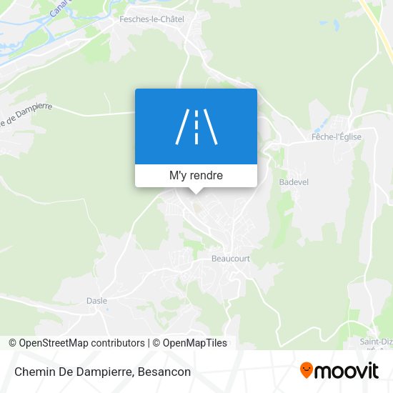 Chemin De Dampierre plan