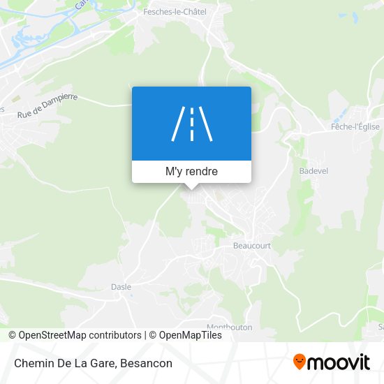 Chemin De La Gare plan