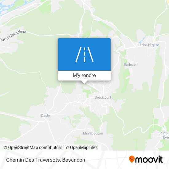 Chemin Des Traversots plan