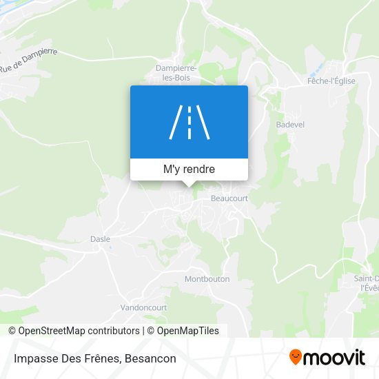 Impasse Des Frênes plan