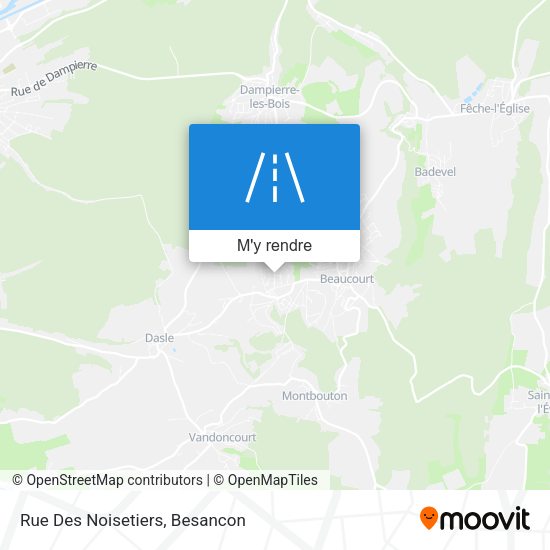 Rue Des Noisetiers plan