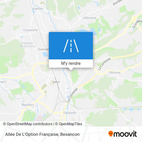 Allée De L'Option Française plan