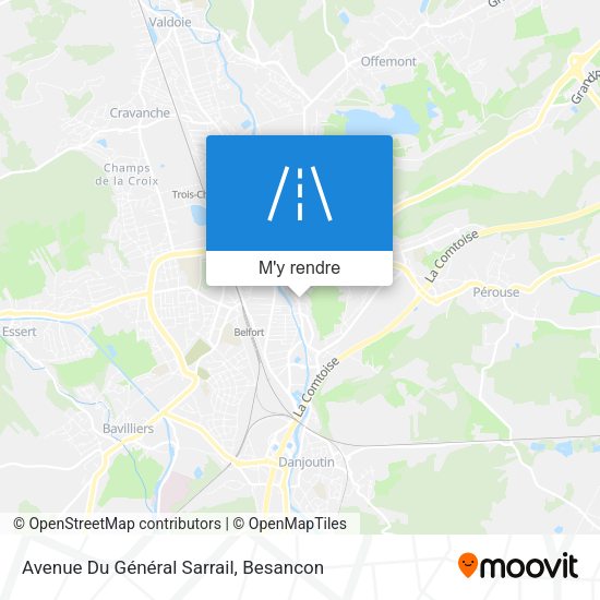 Avenue Du Général Sarrail plan