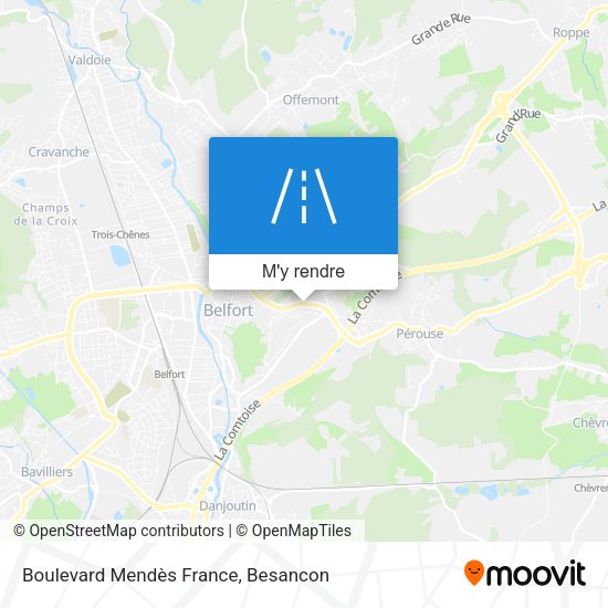 Boulevard Mendès France plan