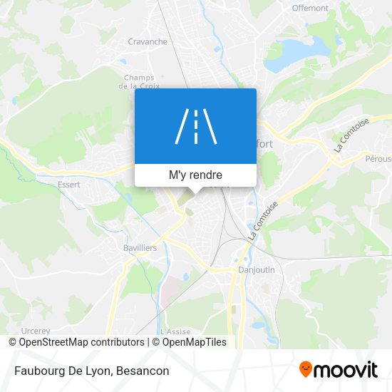Faubourg De Lyon plan