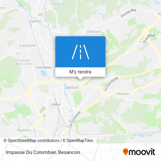 Impasse Du Colombier plan