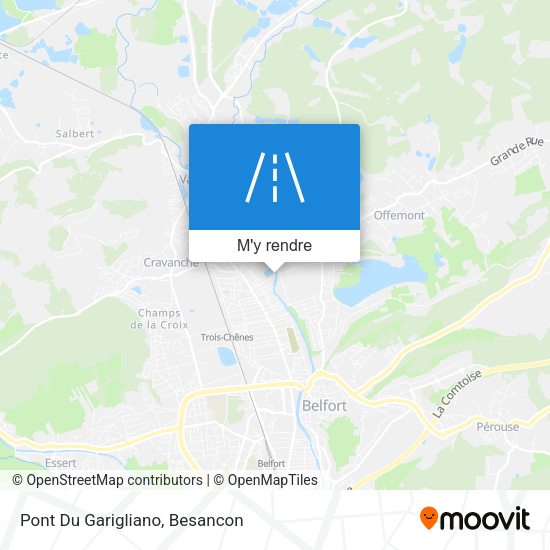 Pont Du Garigliano plan