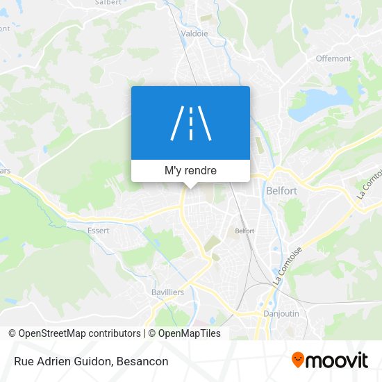 Rue Adrien Guidon plan
