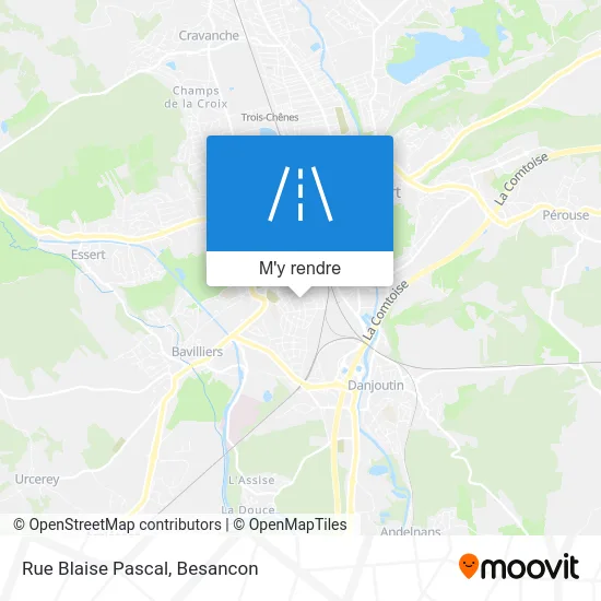 Rue Blaise Pascal plan