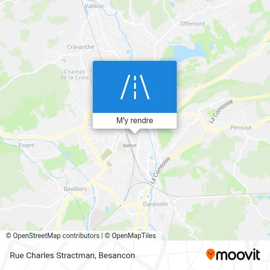 Rue Charles Stractman plan