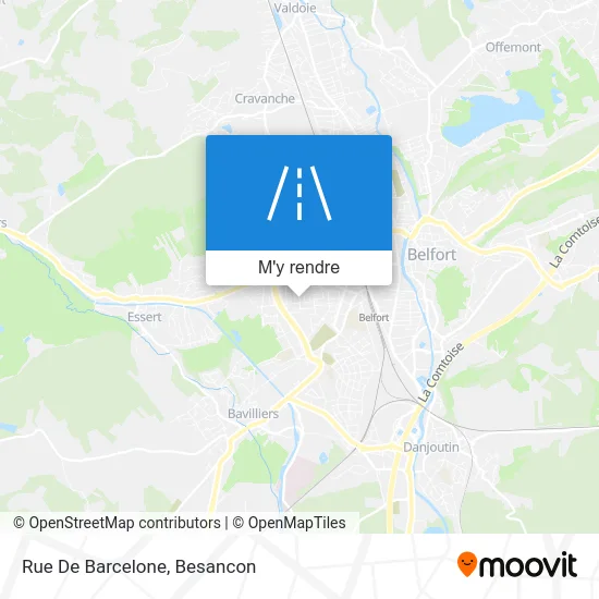 Rue De Barcelone plan