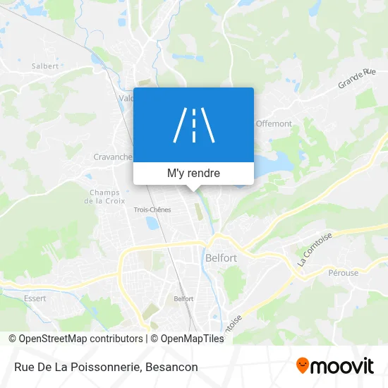 Rue De La Poissonnerie plan