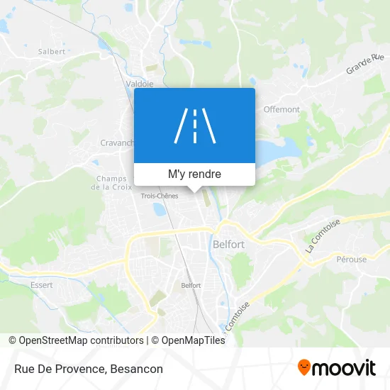 Rue De Provence plan