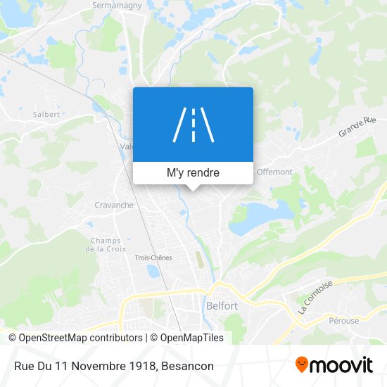 Rue Du 11 Novembre 1918 plan