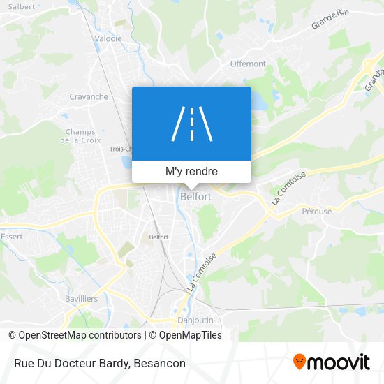Rue Du Docteur Bardy plan