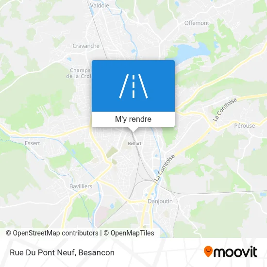 Rue Du Pont Neuf plan