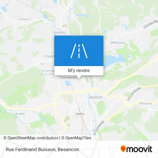 Rue Ferdinand Buisson plan