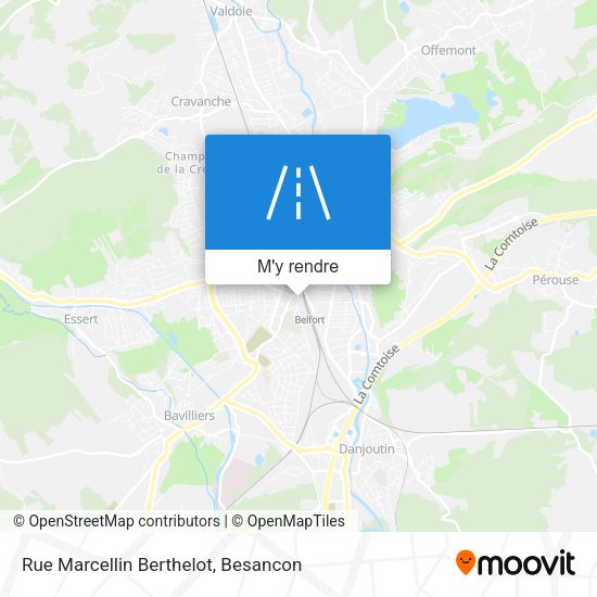 Rue Marcellin Berthelot plan