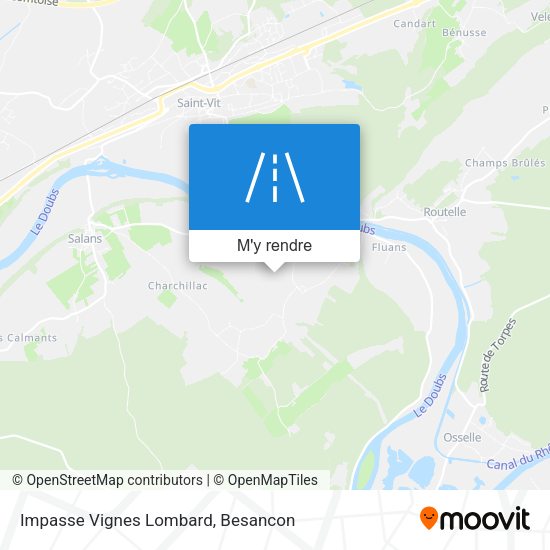 Impasse Vignes Lombard plan