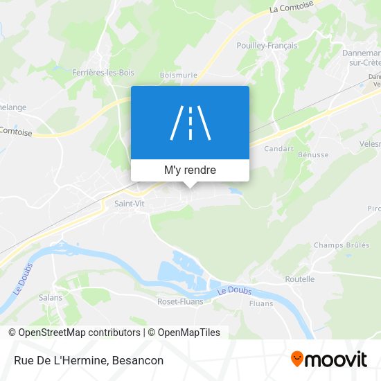 Rue De L'Hermine plan