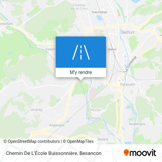 Chemin De L'École Buissonnière plan