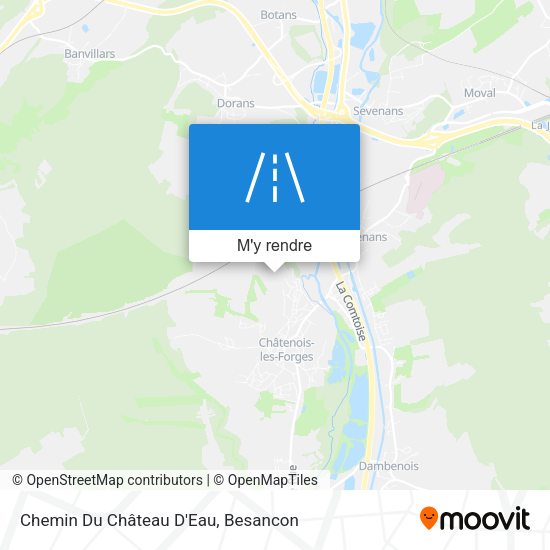 Chemin Du Château D'Eau plan