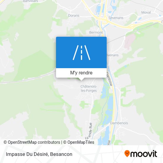 Impasse Du Désiré plan