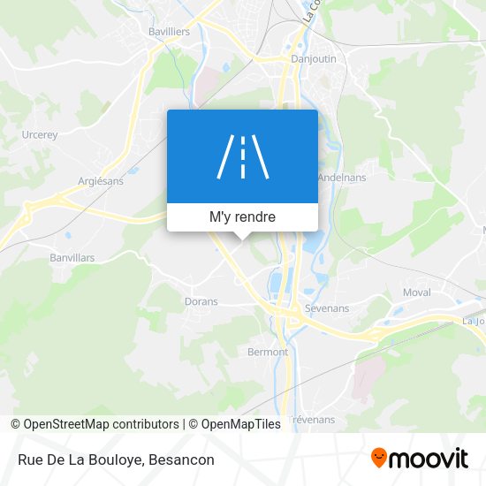 Rue De La Bouloye plan